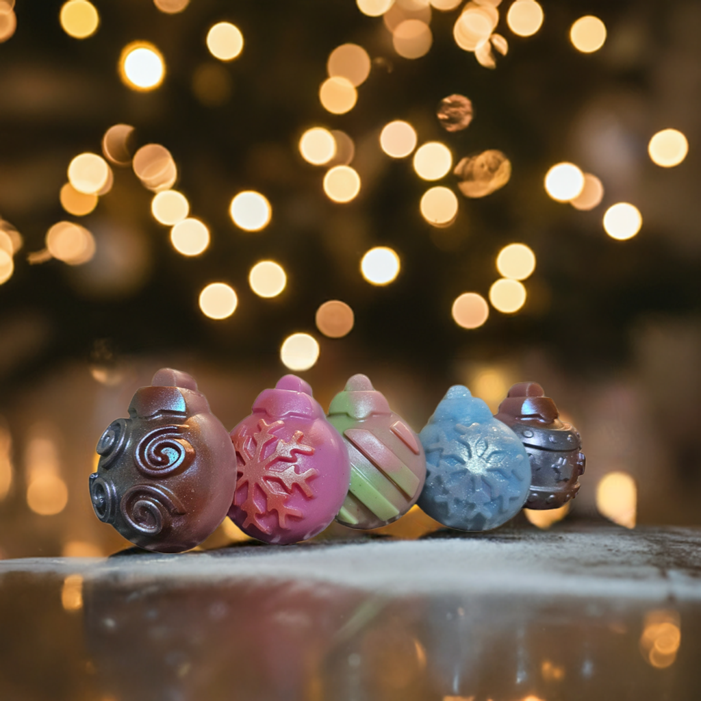 Christmas Ornament Soaps (Singles or Whole Sets)